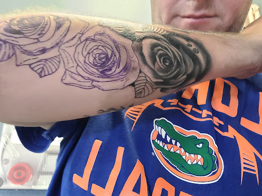 Explore ankle tattoo ideas for men, creative tattoo ideas in Navarre, available at Eleven 11 Tattoo Studio