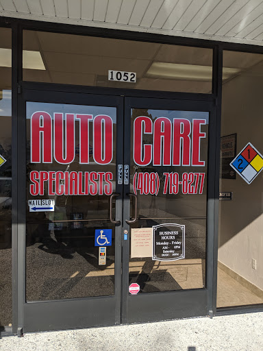 Auto Repair Shop «Auto Care Specialists», reviews and photos, 1052 Yosemite Dr, Milpitas, CA 95035, USA