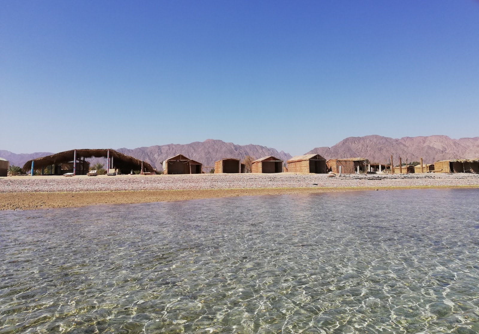 Photo of Nuweiba beach and the settlement