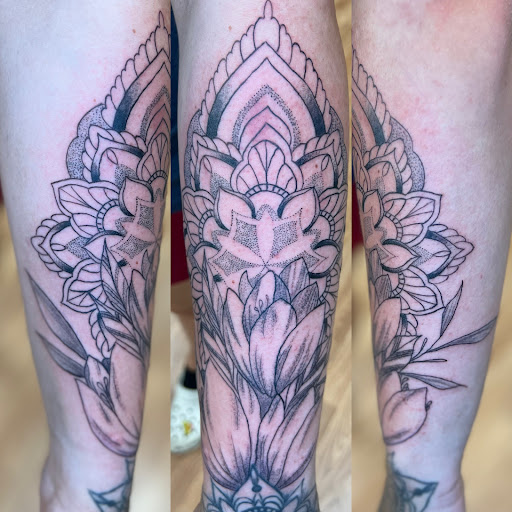Explore head tattoo ideas, creative tattoo ideas in Wheeling, available at SPFX Tattoo