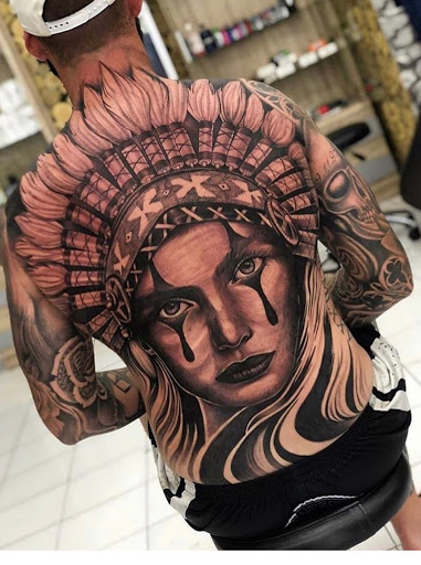 Explore chest cover up tattoos ideas for females, creative tattoo ideas in New Orleans, available at Orleans Ink