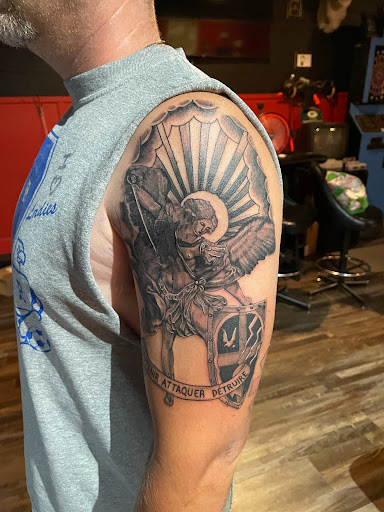 Explore rip mother tattoo ideas, creative tattoo ideas in Lander, available at Blackblood Tattoo and Piercing