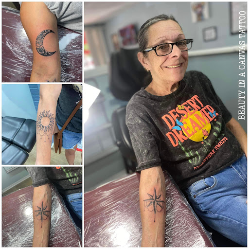 Explore big sister little sister tattoo ideas, creative tattoo ideas in Ocala, available at Beauty in a Canvas Tattoo and Art Gallery