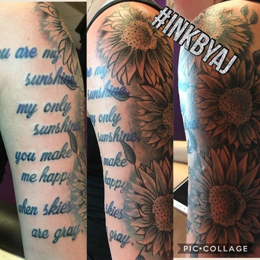 Explore blue collar tattoo ideas, creative tattoo ideas in Cape Coral, available at UNRIVALED INK