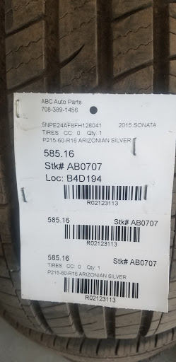 Used Auto Parts Store «ABC Auto Parts», reviews and photos, 13741 S Ashland Ave, Riverdale, IL 60827, USA