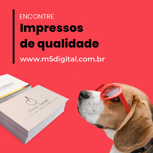 Logo da empresa - M5 Digital Gráfica e Web