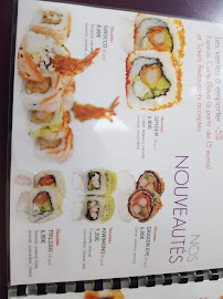 Menu du Sushi Show à Nancy