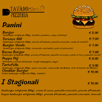 Menu / carte de Tavano à San Potito Sannitico