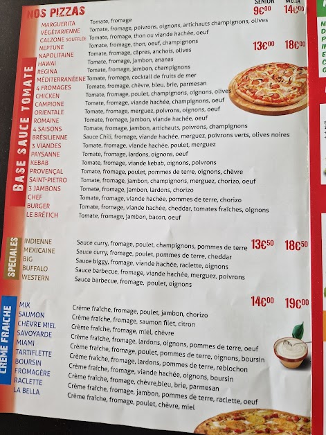Bella pizza à Villeneuve-le-Comte