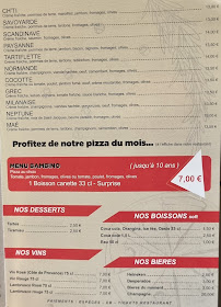 Menu / carte de Pizza Roma à Damery