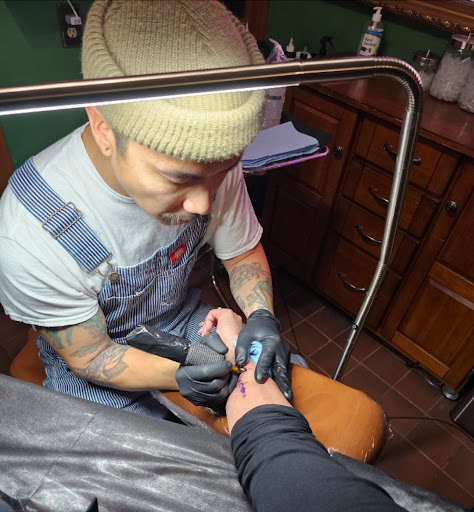 Explore 2 child tattoo ideas for dad, creative tattoo ideas in Scotts Valley, available at Idlewild Tattoo Parlour