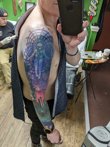 Explore ring finger tattoo cover up ideas, creative tattoo ideas in Oklahoma City, available at Mind Bender Tattoo