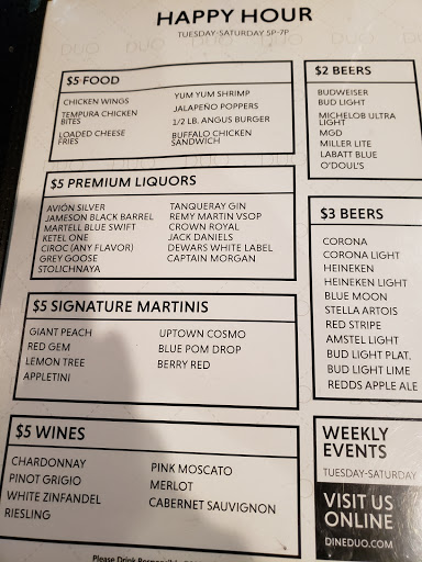 Restaurant «DUO Restaurant & Lounge», reviews and photos, 29555 Northwestern Hwy, Southfield, MI 48034, USA