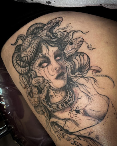 Explore golf ball tattoos ideas, creative tattoo ideas in Moweaqua, available at Fleshwound Tattoo