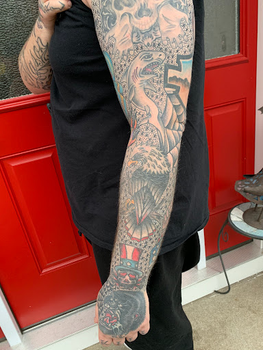 Explore dog paw tattoos ideas, creative tattoo ideas in Saint Petersburg, available at New Dream Tattoo