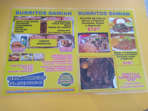 Burritos Damian Caldo De Res