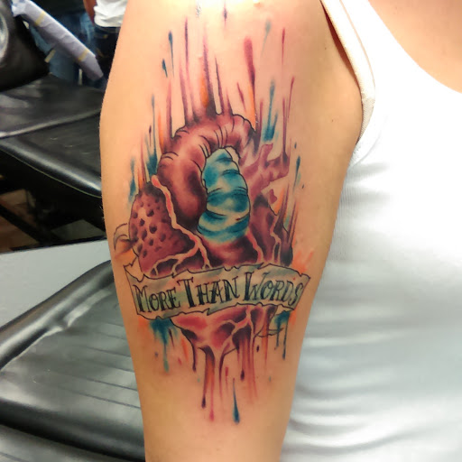 Explore tattoo ideas for inside arm, creative tattoo ideas in Atoka, available at Hard Luck 13 Tattoo Studio