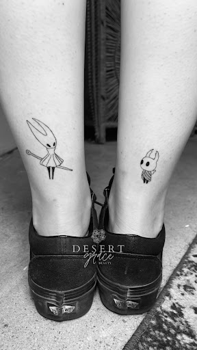 Explore rose sleeve tattoo ideas, creative tattoo ideas in Phoenix, available at Desert Grace Beauty