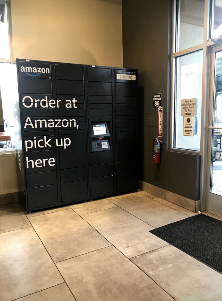 Amazon Hub Locker - Carpeting