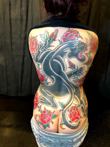 Explore outer space tattoo ideas, creative tattoo ideas in Warrenville, available at NoodlesTattoo Co. & Studio