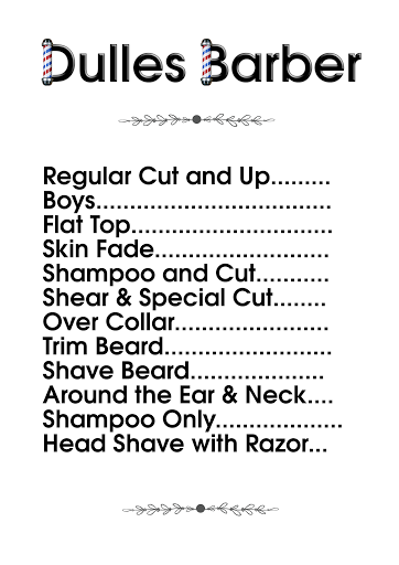 Barber Shop «Dulles Barber Shop (Sterling Location)», reviews and photos, 21000 Southbank St, Sterling, VA 20165, USA