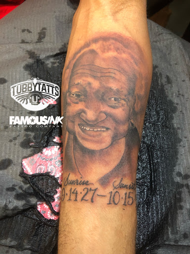 Explore mobster tattoo ideas, creative tattoo ideas in Hammond, available at Famous Ink, Inc.