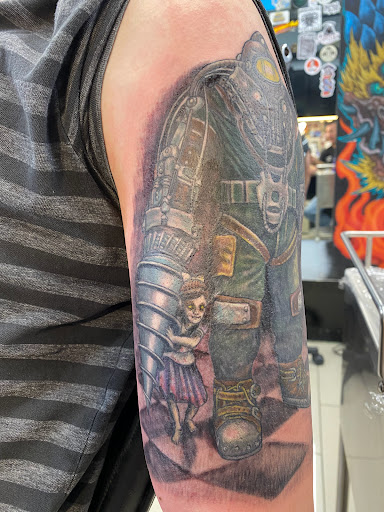 Explore latina tattoo ideas, creative tattoo ideas in San Antonio, available at Adrenaline Tattoo & Body Piercing