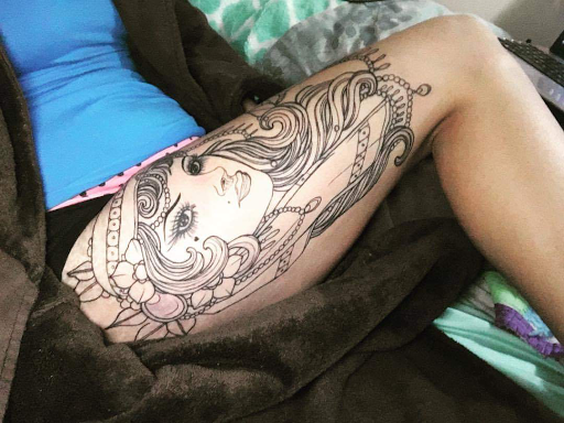 Explore linework tattoos ideas, creative tattoo ideas in The Dalles, available at Cascade Tattoo Company (Hanks Family Tattoo)