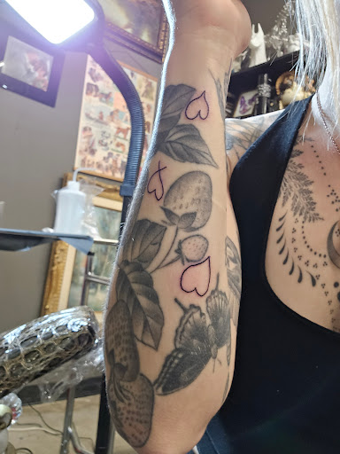 Explore tattoo ideas with color, creative tattoo ideas in Georgetown, available at White Dog Tattoo