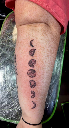 Explore forget me not tattoo ideas, creative tattoo ideas in Meridian, available at Creative Pain Tattoo Studio