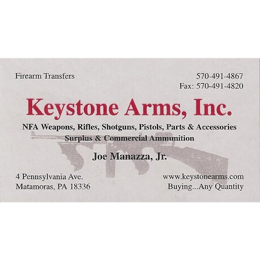 Sporting Goods Store «Keystone Arms Inc», reviews and photos, 4 Pennsylvania Ave, Matamoras, PA 18336, USA