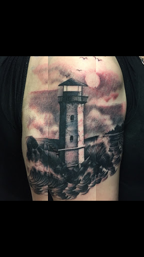 Explore koi sleeve tattoo ideas, creative tattoo ideas in Rockford, available at Euro Tattoo