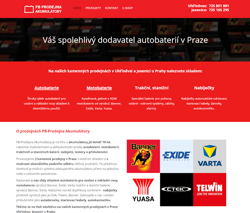 PB-Autobaterie Praha - Uhříněves