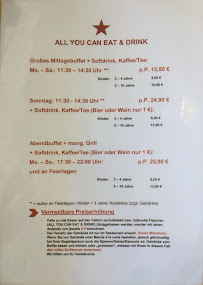 China Restaurant Global Wok à Garching menu