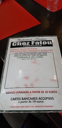 Restaurant de spécialités d'Afrique de l'Ouest Chez Fatou à Vitry-sur-Seine (la carte)