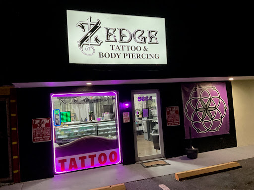Tattoo Shop «Z Edge Tattoo & Body Piercing South Shop», reviews and photos, 3603 Clark Rd, Sarasota, FL 34233, USA