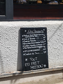 Menu / carte de Maison M&R à Marseille