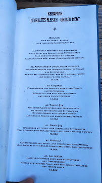 Carte du Köz Anatolian Specialties - Jena à Jena