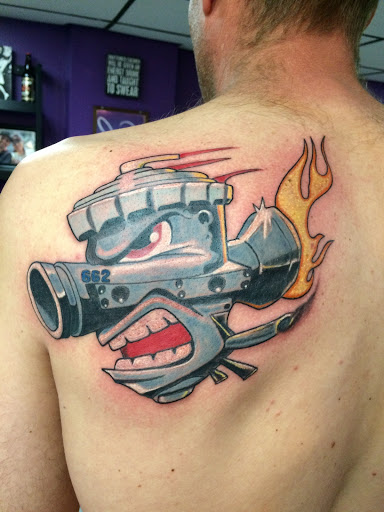 Explore torso tattoo ideas, creative tattoo ideas in Goshen, available at Lady Luck Studio