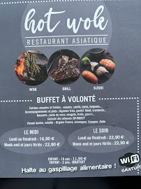 Menu du hot wok à Saint-Gilles-Croix-de-Vie