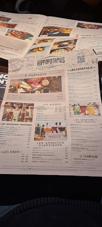 Hippopotamus Steakhouse à Saint-Médard-en-Jalles menu