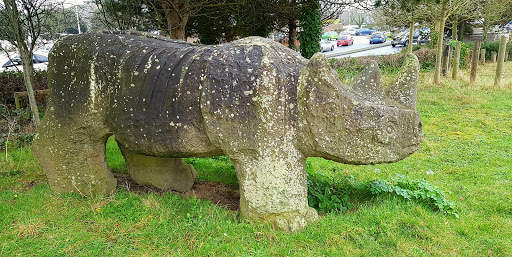 Paleolithic rhinoceros monument