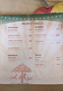 Menu / carte de Poppins à Minden
