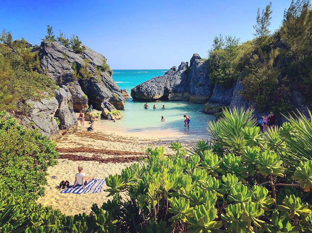 Warwick Long Bay Beach的照片 和它美丽的风景