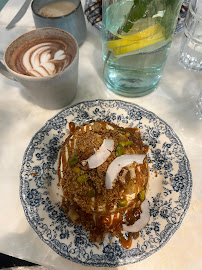 Café du Restaurant servant le petit-déjeuner La petite Bleue BRUNCH & COFFEE à Paris - n°13