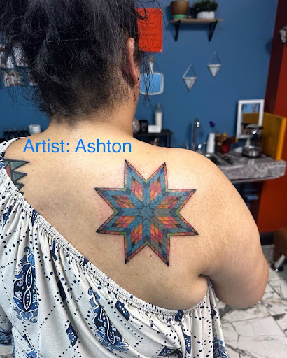 Explore tiki tattoo ideas, creative tattoo ideas in Foley, available at Symbolic Ink Tattoo Studio