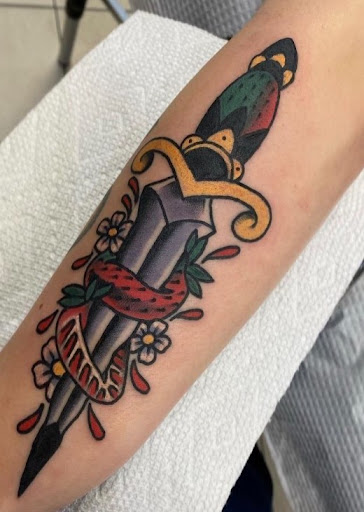 Explore couple his and her tattoo ideas, creative tattoo ideas in Mesa, available at Ranger Tattoo & Piercing