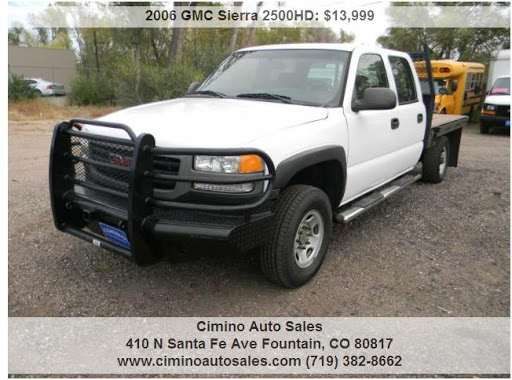 Used Car Dealer «Cimino Auto Sales», reviews and photos, 410 N Santa Fe Ave, Fountain, CO 80817, USA