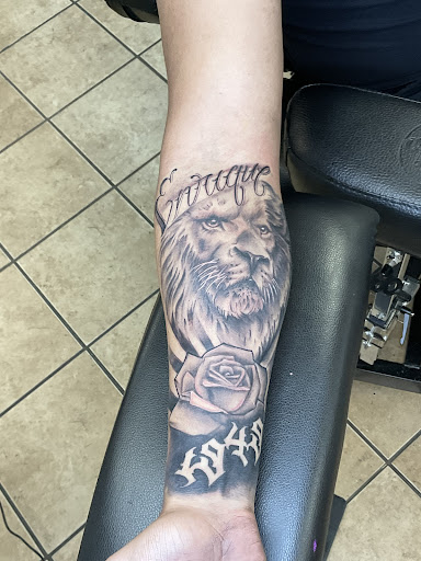 Explore mens throat tattoo ideas, creative tattoo ideas in El Paso, available at Mind Over Needle Tattoo Studio