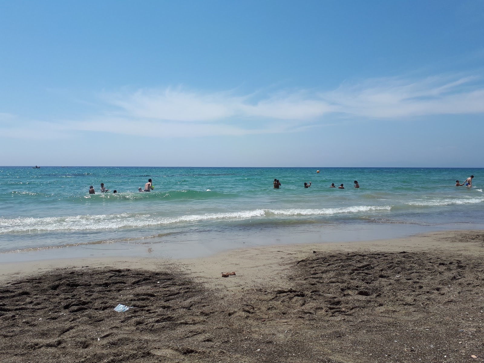 Spiaggia libera Carbonifera的照片 具有部分干净级别的清洁度